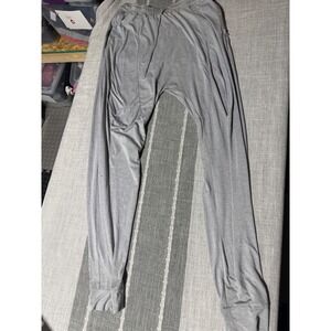 Alo Yoga Mens Grey Drop Crotch Jogger Sweatpants Size M FAIR condition
